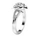 Sanjie New Flower Electroplated Platinum Zircon Ring Women's Fashion Jewelry_ipsvogv.com