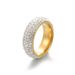 Women's Jewelry Diamond Studded Curved Couple Rings Niche Design Rings Titanium Steel, No Fading High End And Cold Style Jewelry_ipsvogv.com