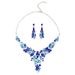 2022 New Necklace Set Women's Two Piece Alloy Elegant Bridal Dress_ipsvogv.com