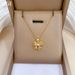 【 】 Pink Bow Light Luxury Charm Gorgeous Full Diamond Necklace Women's Versatile Clavicle Chain Titanium Steel_ipsvogv.com