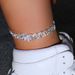 Accessories Fashion Inlaid Cuban Anklet hiphop Hip Hop Diamond Butterfly Anklet_ipsvogv.com