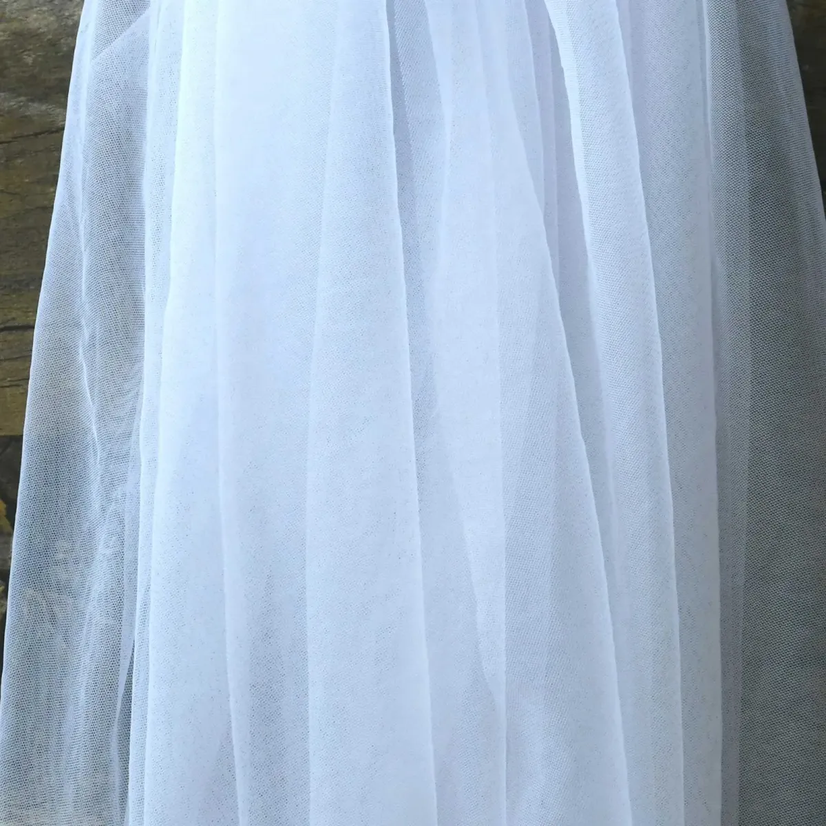 Hair Jewelry Short Veil Lace Edge Bridal Veils 1 Tier Fingertip Length Mantilla Soft Wedding Dresses Accessories For_ipsvogv.com