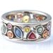 Cao Shi's Best-selling Exquisite Geometric Pattern Hollowed Out With Diamond Multi-color Rings For Women's Minimalist_ipsvogv.com