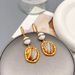 Irregular inlaid earrings with personalized dign, high-end feeling, refined temperament, and fashionable ear_ipsvogv.com