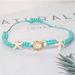 New Product Accessories Handmade Woven Wax Thread Turquoise Foot Decoration Turtle Starfish Creative Ankle Chain_ipsvogv.com