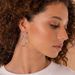 Cao Shi's cool style design is fashionable personalized. Earrings with irregular metallic texture and wavy curves. Long_ipsvogv.com