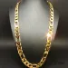 New Heavy 94g 12mm Yellow Solid Gold Filled Mens Necklace Curb Chain Jewelry_ipsvogv.com