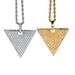 Unisex Necklace For Men Hip Hop Jewelry Triangular Micro Inlaid Zircon Pendant Personality Trend Brand Geometric Hip Hop Pendant_ipsvogv.com