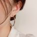 Korean Style Personality Fashion Simple Exaggerated Metal Twisted Hoop For Women Elegant Versatile Minimalist Earrings_ipsvogv.com