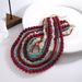 Fashion multi layer handmade rice beaded gravel necklace stacked turquoise personality women's jewelry_ipsvogv.com