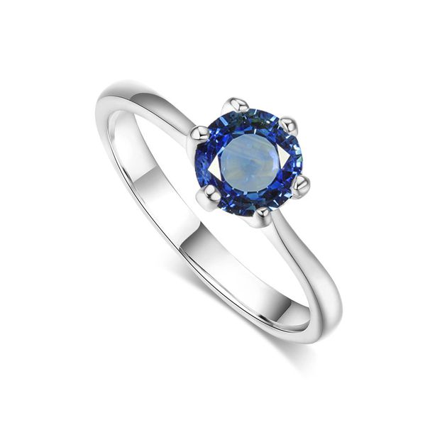 Classic fashionable and simple women's ring Zircon micro inlaid rose gold plated engagement ring_ipsvogv.com