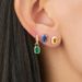 Women's Jewelry S925 Silver Needle Creative INS Square Large Zircon Earrings Color Enamel Earrings_ipsvogv.com