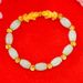 New Red/Yellow Agate Paired With Sand Gold Pixiu Women's Red/White Jade Marrow Bracelet_ipsvogv.com