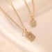 Japanese Korean Light Luxury Design Titanium Steel Necklace, Women's Micro Inlaid With Diamonds, M-square Brand, 7_ipsvogv.com