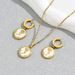 Simple fashionable necklace for women in summer, with a sense luxury personality. Rose, pearl, and mother of pearl_ipsvogv.com