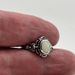 Sanjie's New Jewelry French Diamond Set Oval Opal Alloy Ring_ipsvogv.com