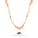 Baroque Style Natural Freshwater Pearl Shell Bead Necklace With Light Luxury Design, Titanium Steel Plated Gold Lock_ipsvogv.com