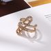 Instagram Design Pins, Five Pointed Star Fashion Internet Celebrity, Small Crowd, Adjustable Opening Index Finger Ring,_ipsvogv.com