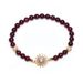 Fashionable Crystal Studded With Diamonds, Floral Garnets, Women's Bead Jewelry, Handmade Accessories, Couple Gifts_ipsvogv.com