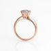 1 Carat Ring Plated With Rose Gold T House Six Claw Female Ins Trend Classic Fashion Wedding Proposal Ring_ipsvogv.com