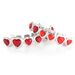 Body Jewelry Hip Hop 6 Piece Braces Red Heart Micro Inlaid Zircon Personality Creative Halloween Heart Shaped Braces_ipsvogv.com