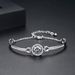 Women's Jewelry Disc Micro Inlaid Zircon Bracelet New Temperament Copper Inlaid Zircon Bracelet Jewelry Bracelet Gift_ipsvogv.com