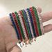 Unisex hot selling full diamond adjustable crystal bracelet for women popular square colored zircon jewelry_ipsvogv.com