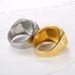 Hot Selling Hip-Hop Jewelry Titanium Steel Gold-Plated Diamond-Studded Horse Head Men's Ring_ipsvogv.com