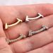 Anti exposure smile brooch fashion exquisite metal diamond accessories shirt clothing collar simple versatile pin_ipsvogv.com