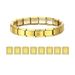 Stainless Steel Italian Modular Bracelet With Spliced Cubes Elastic Band Personality Niche Unisex Hand Jewelry_ipsvogv.com