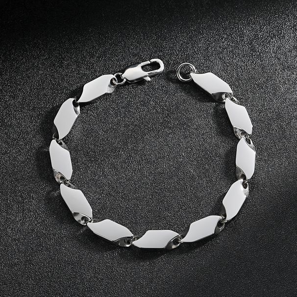 Steel Titanium For Men New Fashion Irregular Simple Trendy Ins Hip-Hop Bracelet High-End Feel_ipsvogv.com
