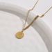 Rose Brand Necklace Female Ins Titanium Steel Colorless Gold Same Style Rose Pendant French Style_ipsvogv.com