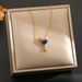 Personalized New Colorful Hot Air Balloon Fling House Travel Pendant, Light Luxur Ins Titanium Steel Necklace_ipsvogv.com