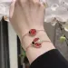 Bracelet Sier Red Love Women Vanclef Necklace Designer Charm Bracelets 4/Four-Leaf-Clover Rose Gold Ladybug Cherry_ipsvogv.com