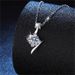S Silver New S-shaped Lightning Mosonite Necklace for Women with Unique Design and Versatile Light Luxury Neckchain_ipsvogv.com