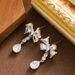 Light Luxury Exquisite Internet Celebrity Style Small Fresh Diamond Inlaid Zircon Tassel With Feminine Temperament_ipsvogv.com