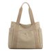 Handheld One Shoulder Bag New Canvas Bag Women's Bag Large Capacity Fashion Bag Women's Artistic Simple Tote Bag_ipsvogv.com