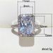 Cao Shi Jewelry Engagement Fashion Simulation Diamond Zircon Wedding Ring Elegant Bridal Accessories_ipsvogv.com