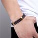 Minimalist men's multi-layer leather rope new atmospheric stainless steel bracelet, fashionable and versatile to choose_ipsvogv.com