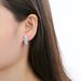 Personalized Flower Design Natural Topaz Earrings Garnet S925 Sterling Silver Inlaid Gemstone Earrings Female_ipsvogv.com
