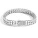 Men's Jewelry Hip Hop Necklace Men's 5mm Double Row Full Diamond Zircon Necklace Hip Hop Spring Buckle Clavicle Chain Men's Tennis Chain_ipsvogv.com