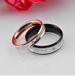 Titanium steel couple rings classic couple rings rose gold couple jewelry_ipsvogv.com