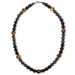Hot Selling Tiger Eye Stone Hematite Obsidian Triple Protection Necklace For Men_ipsvogv.com