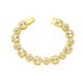 Fashion New Product Full Diamond Rock Sugar Chain Bracelet Hip Hop Men's and Women's Trendy Brand Rap Street Dance Hand_ipsvogv.com