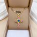 Steel 【 Titanium 】 Cross Shaped Eyes, Light Luxury Temperament, Gorgeous Full Diamond Necklace, Women's Versatile 【 】 Eyes, Temperament, Necklace,_ipsvogv.com