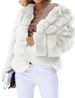 Women's Clothing fashion casual ladies fur tops women's fur short coat_ipsvogv.com