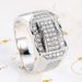 Zhenrong Handmade Jewelry Fashion Diamond Set Men's Ring_ipsvogv.com