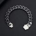 Men's Jewelry Ceramic Cuban Bracelet Design Niche Hip Hop Jewelry Men's Titanium Steel Jewelry_ipsvogv.com
