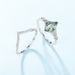 hot Collection Stacking Geometric Water Grass Agate Ring S925 Silver Natural Green Moss Stone Combination Ring Simplicity_ipsvogv.com