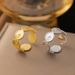 Design Titanium Steel Plated With K Gold, Non Fading Open Tide For Women, Versatile Ins Niche Ring Jewelry_ipsvogv.com
